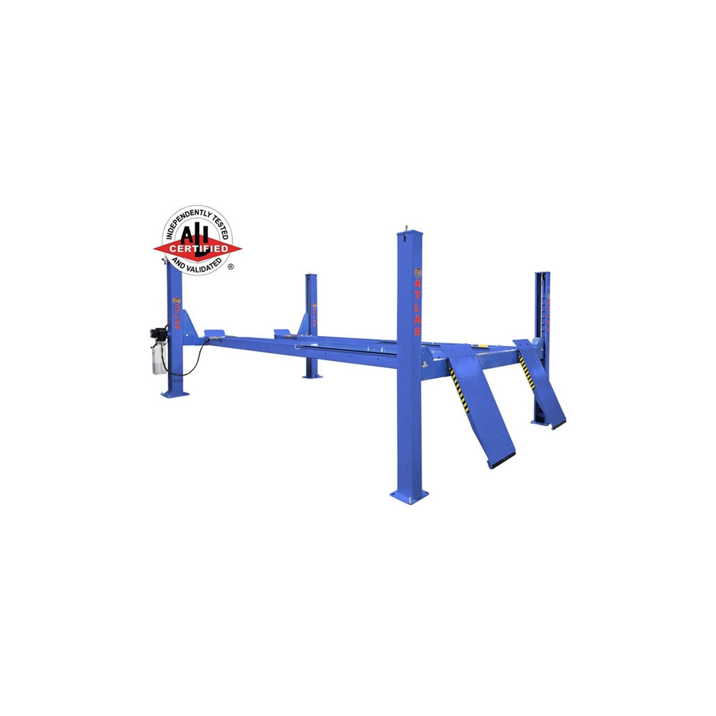 Atlas Platinum PVL14OF-EXT 14,000 lb ALI Certified Open-Front Commercial Four-Post Alignment Lift