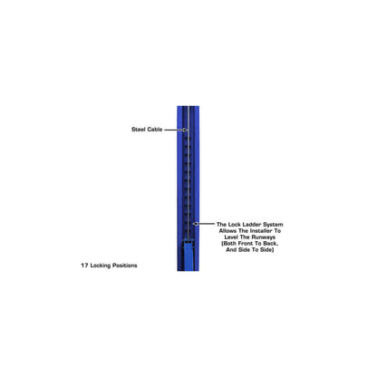 Atlas Platinum PVL14OF-EXT 14,000 lb ALI Certified Open-Front Commercial Four-Post Alignment Lift