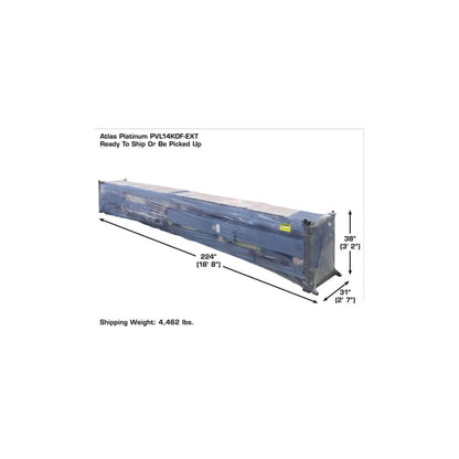 Atlas Platinum PVL14OF-EXT 14,000 lb ALI Certified Open-Front Commercial Four-Post Alignment Lift