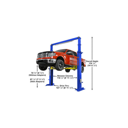 Atlas Platinum PVL15 15,000 lb ALI Certified Commercial Two-Post Car Lift
