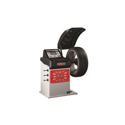Atlas Platinum PWB50 Computerized Wheel Balancer | Italian Engineered | Automatic 2D Data Entry | 10"–30" Rim Capacity | 110V