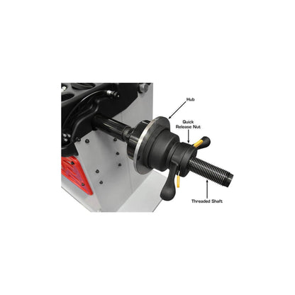 Atlas Platinum PWB50 Computerized Wheel Balancer | Italian Engineered | Automatic 2D Data Entry | 10"–30" Rim Capacity | 110V