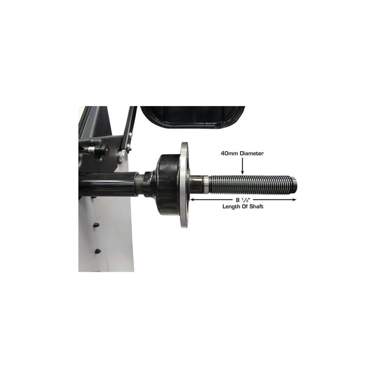 Atlas Platinum PWB50 Computerized Wheel Balancer | Italian Engineered | Automatic 2D Data Entry | 10"–30" Rim Capacity | 110V