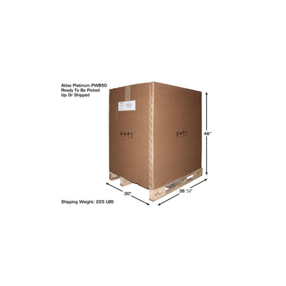 Atlas Platinum PWB50 Computerized Wheel Balancer | Italian Engineered | Automatic 2D Data Entry | 10"–30" Rim Capacity | 110V