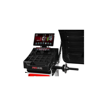 Atlas Platinum PWB90XL 3D Video Wheel Balancer | Super Automatic 3D Data Entry | Touchless Sonar | Italian Engineered | 10"–30" Rim Capacity | 110V