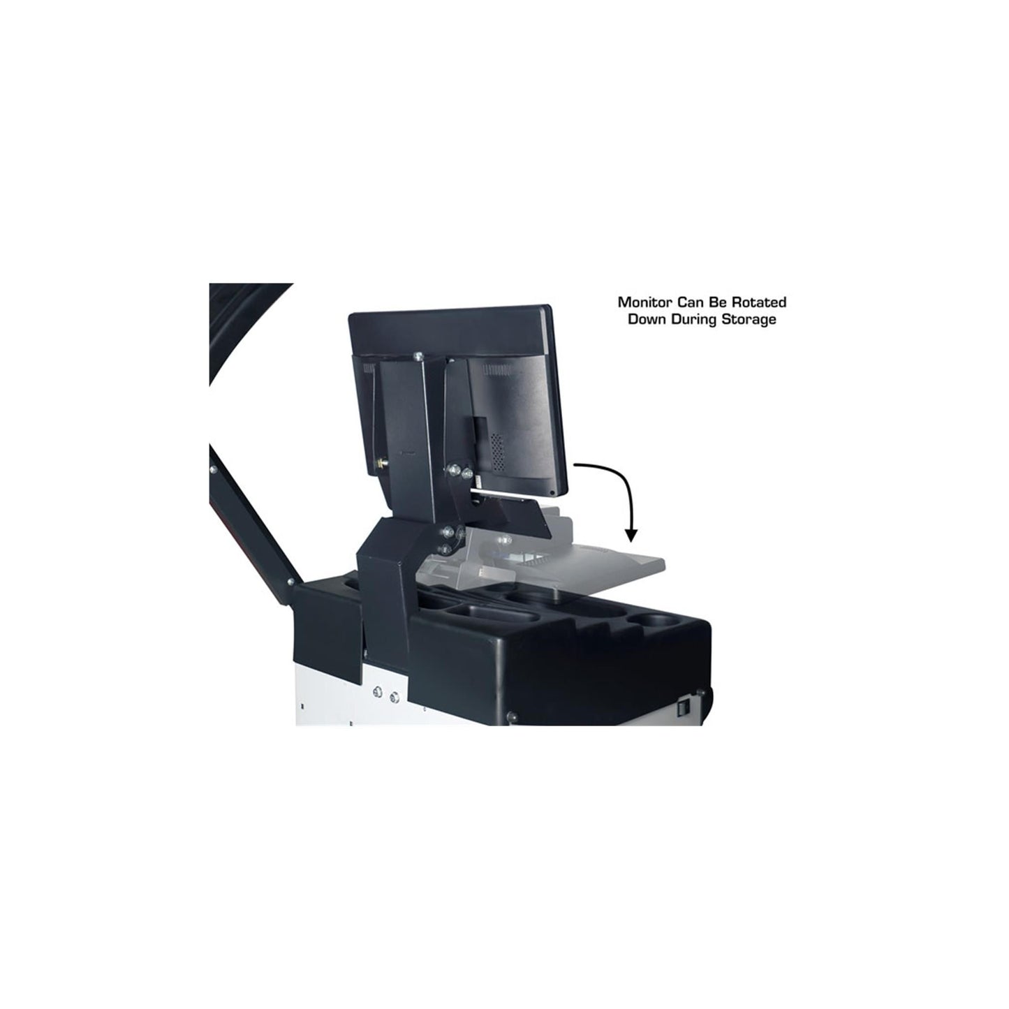 Atlas Platinum PWB90XL 3D Video Wheel Balancer | Super Automatic 3D Data Entry | Touchless Sonar | Italian Engineered | 10"–30" Rim Capacity | 110V