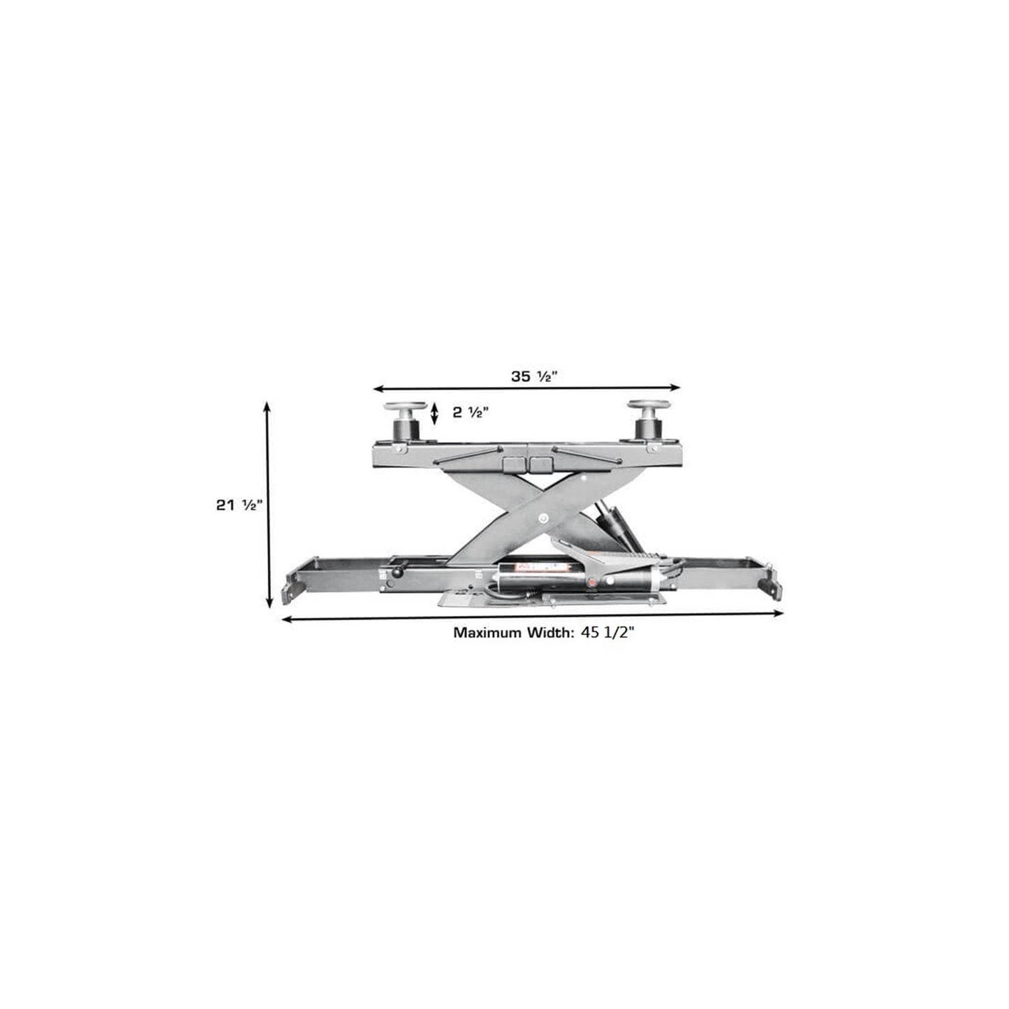 Atlas Platinum AP-RJ7000 7,000 lb Air/Hydraulic Rolling Bridge Jack