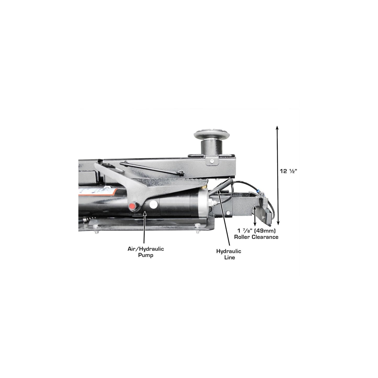 Atlas Platinum AP-RJ7000 7,000 lb Air/Hydraulic Rolling Bridge Jack