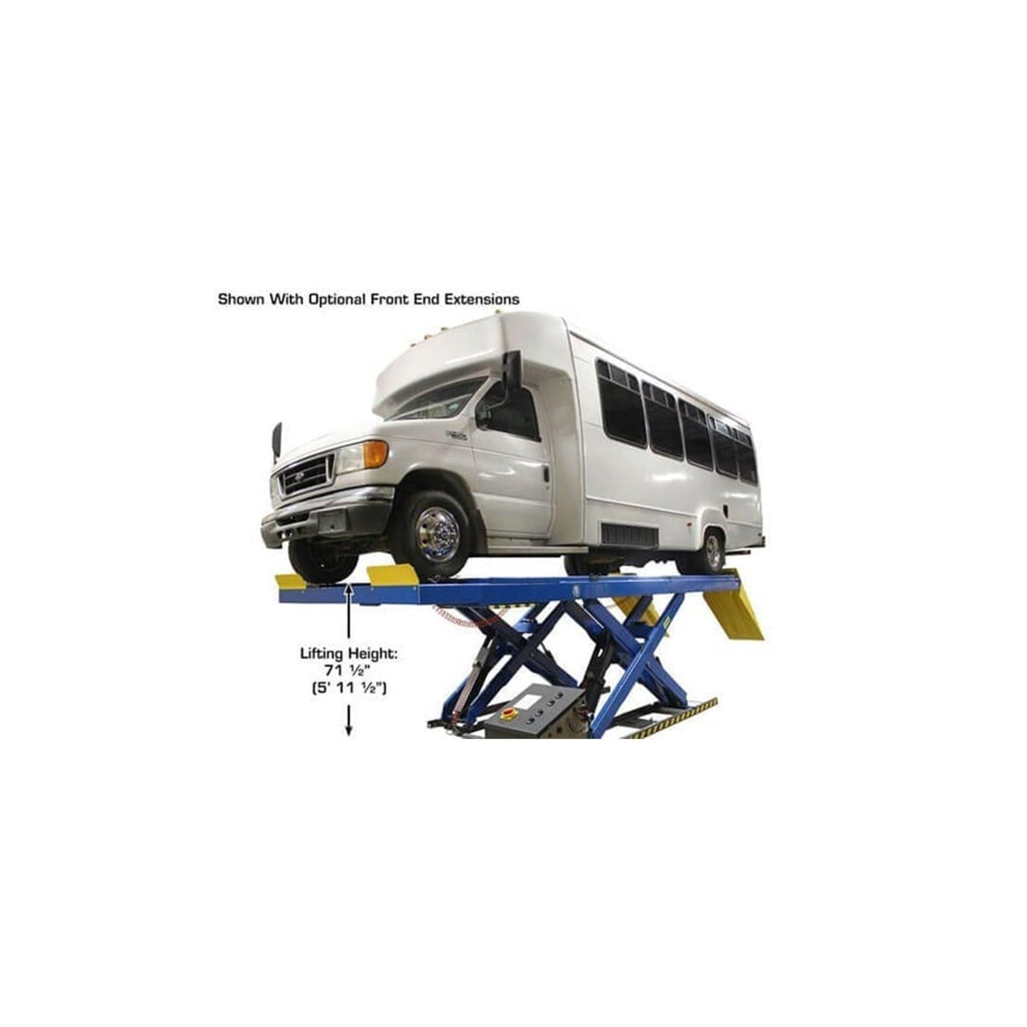Atlas PX16A 16,000 lb Heavy-Duty Commercial Scissor Alignment Lift
