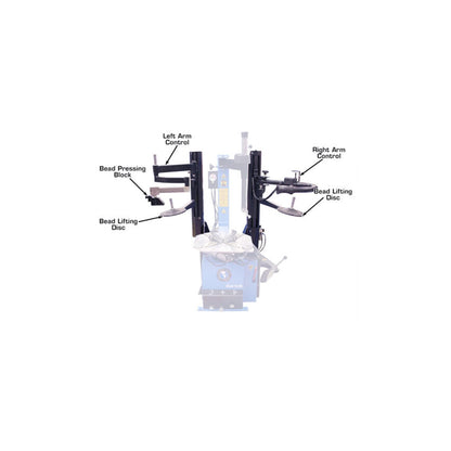 Atlas 200 Series Dual Assist Arm Kit (DAA) | Left & Right Assist Arms for Run-Flat & Low-Profile Tires