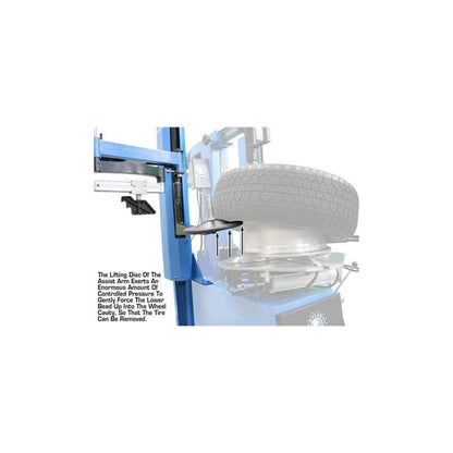 Atlas Left-Hand Assist Arm for 200 & 700 Series Tire Changers | Run-Flat & Low-Profile Tire Attachment