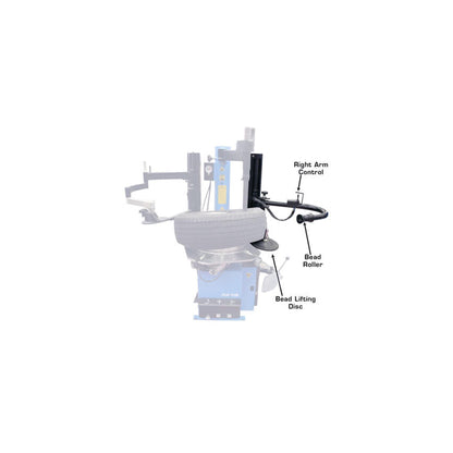 Atlas Right-Hand Assist Arm for 200 Series Tire Changers | Run-Flat & Low-Profile Tire Attachment