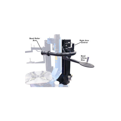 Atlas Right-Hand Assist Arm for 200 Series Tire Changers | Run-Flat & Low-Profile Tire Attachment