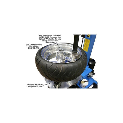 Atlas TC229 Swing Arm Tire Changer with Bead Blaster | 110V Rim Clamp Wheel Changer for Steel & Alloy Wheels