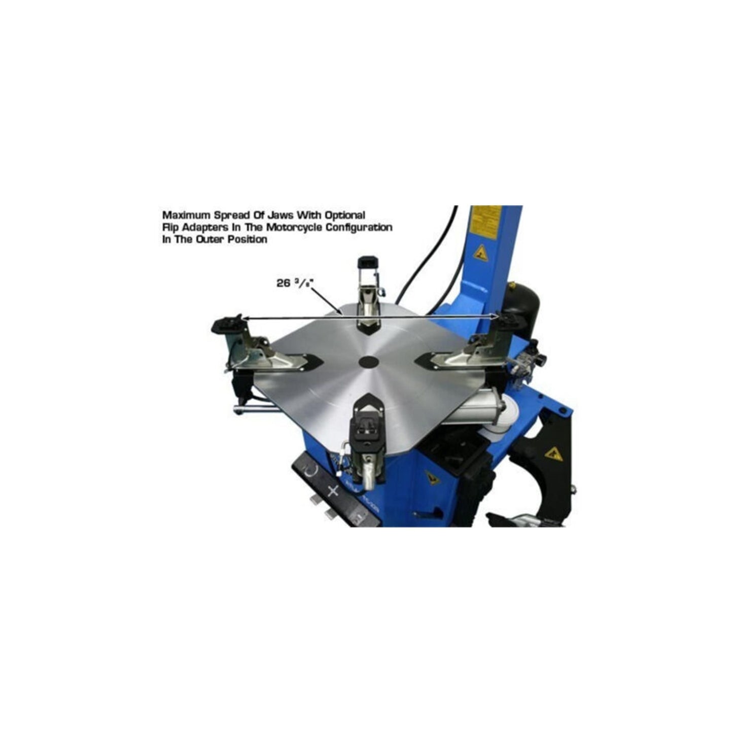 Atlas TC229 Swing Arm Tire Changer with Bead Blaster | 110V Rim Clamp Wheel Changer for Steel & Alloy Wheels