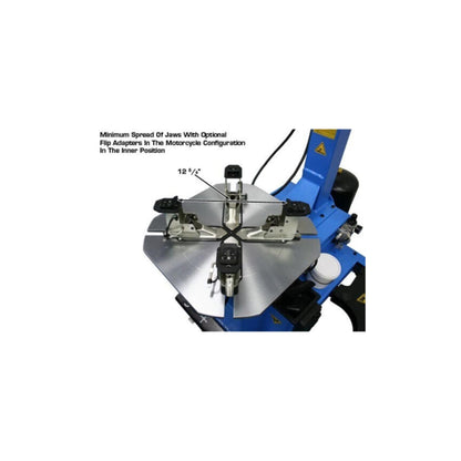 Atlas TC229 Swing Arm Tire Changer with Bead Blaster | 110V Rim Clamp Wheel Changer for Steel & Alloy Wheels