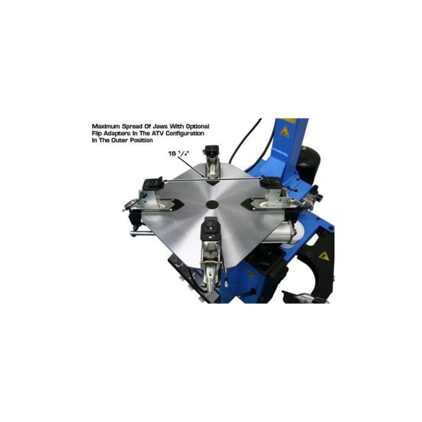 Atlas TC229 Swing Arm Tire Changer with Bead Blaster | 110V Rim Clamp Wheel Changer for Steel & Alloy Wheels