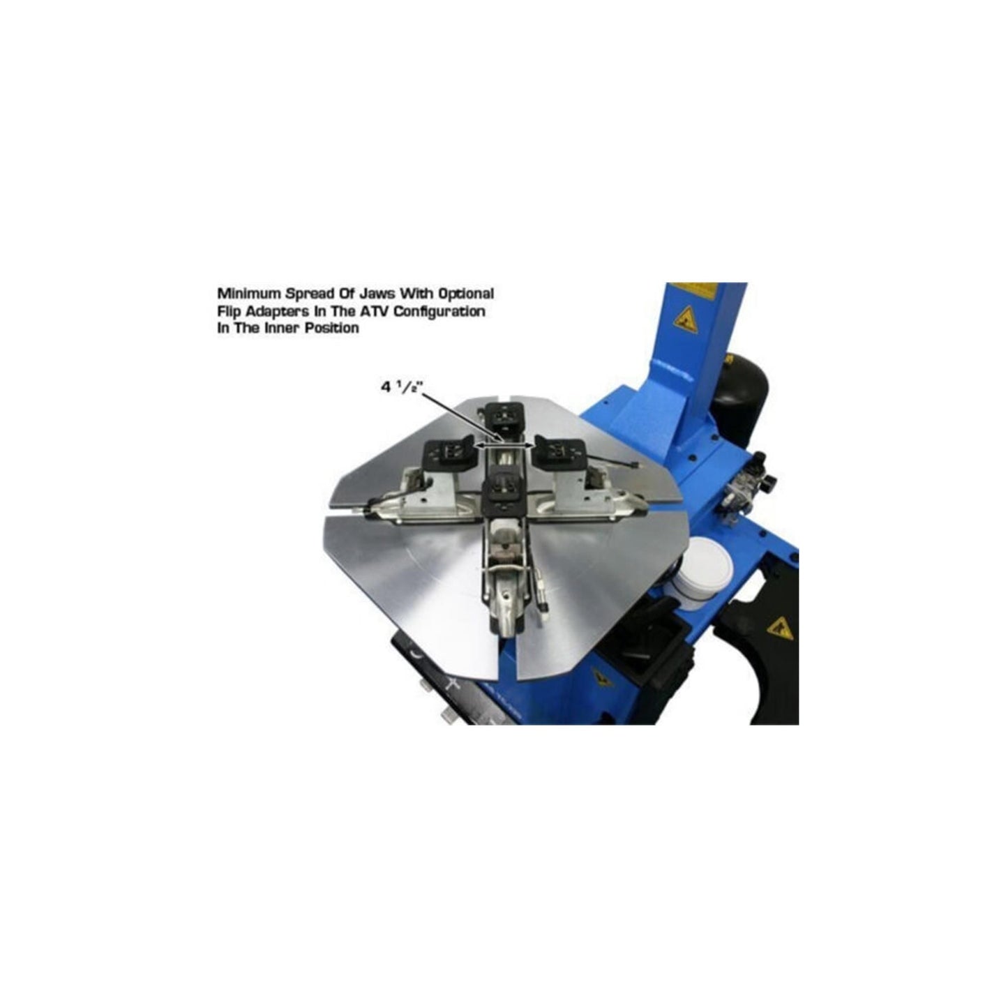 Atlas TC229 Swing Arm Tire Changer with Bead Blaster | 110V Rim Clamp Wheel Changer for Steel & Alloy Wheels