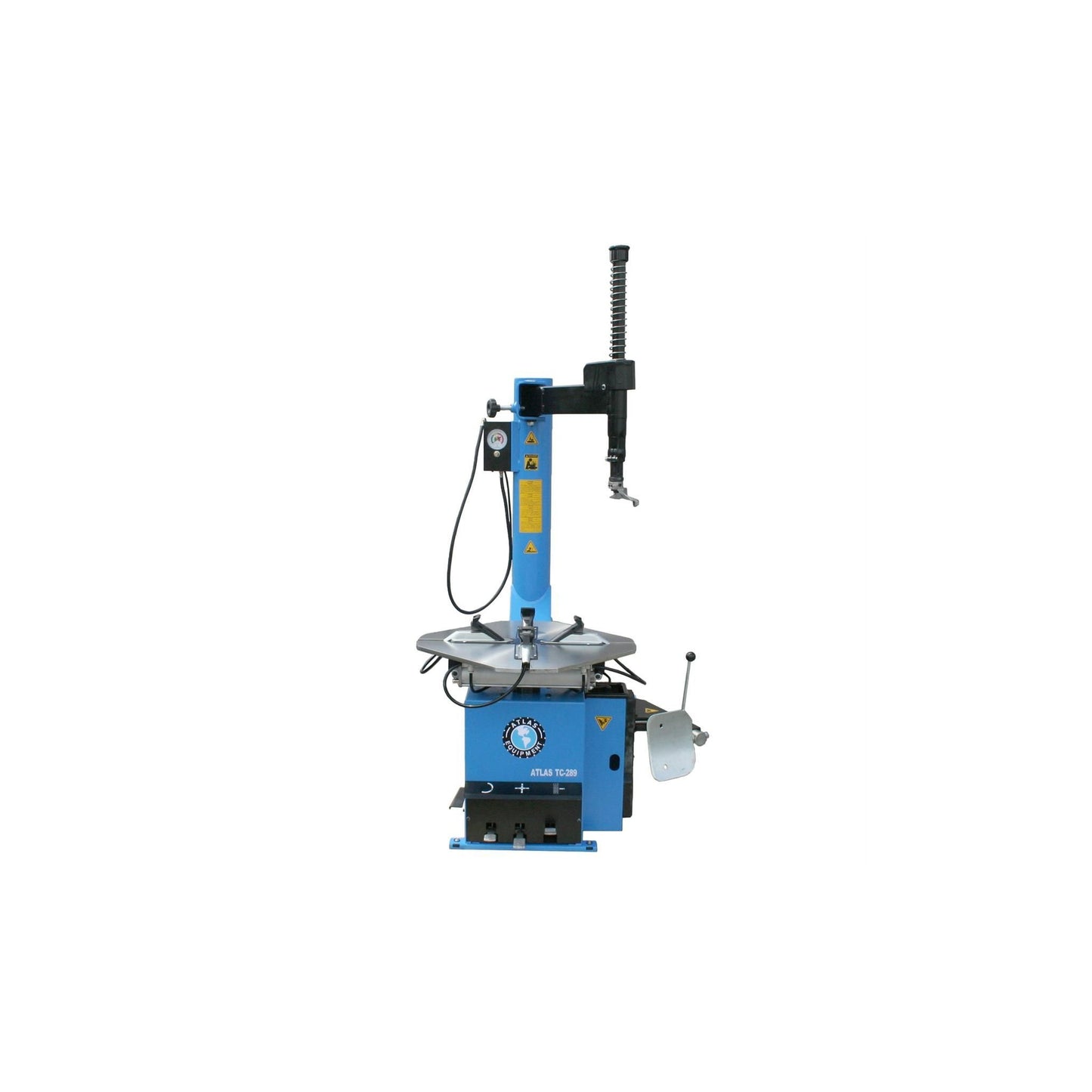 Atlas TC289 Large Swing Arm Tire Changer with Bead Blaster | 110V Rim Clamp Wheel Changer for Truck, SUV & Alloy Wheels