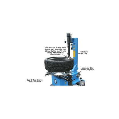 Atlas TC289 Large Swing Arm Tire Changer with Bead Blaster | 110V Rim Clamp Wheel Changer for Truck, SUV & Alloy Wheels