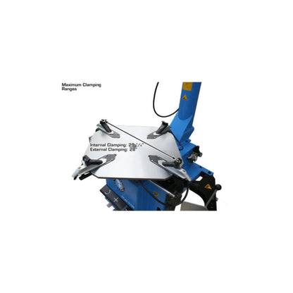Atlas TC289 Large Swing Arm Tire Changer with Bead Blaster | 110V Rim Clamp Wheel Changer for Truck, SUV & Alloy Wheels