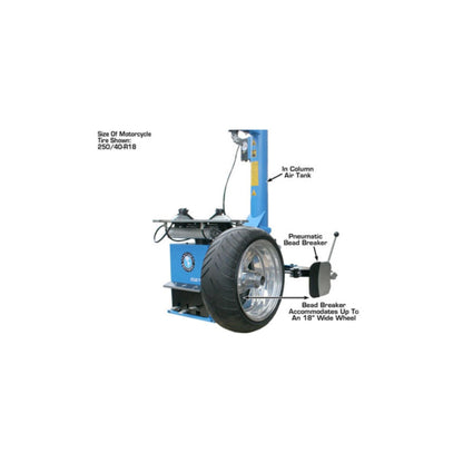Atlas TC289 Large Swing Arm Tire Changer with Bead Blaster | 110V Rim Clamp Wheel Changer for Truck, SUV & Alloy Wheels