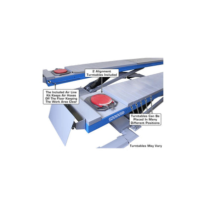 Atlas 12ASL-N 12,000 lb Commercial Scissor Alignment Lift