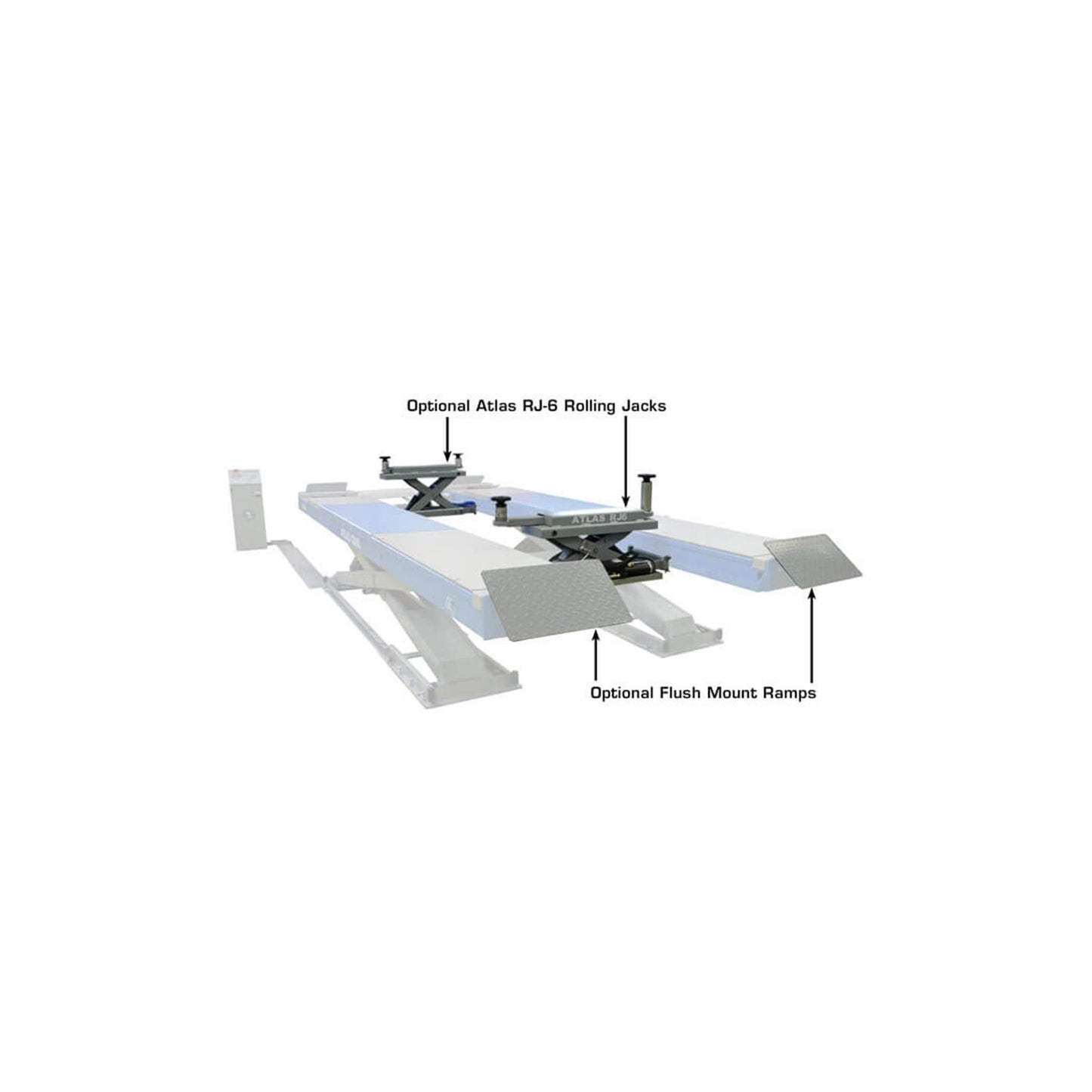 Atlas 12ASL-N 12,000 lb Commercial Scissor Alignment Lift