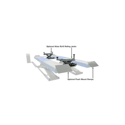 Atlas 12ASL-N 12,000 lb Commercial Scissor Alignment Lift