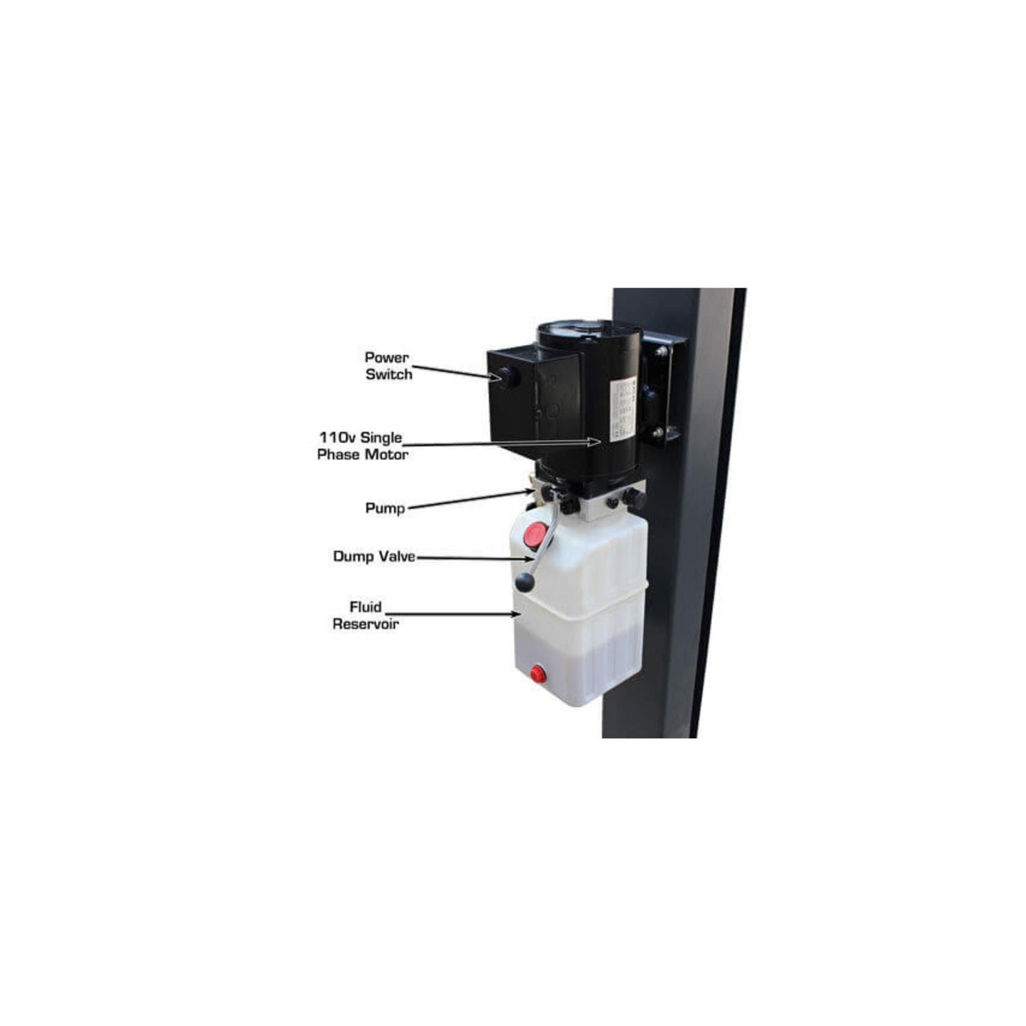 Atlas 408SL 8,000 lb Deluxe Portable Four-Post Car Lift