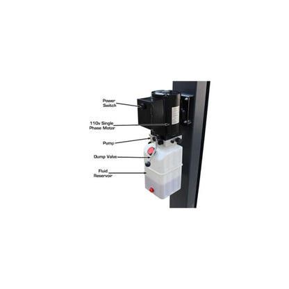 Atlas 408SL 8,000 lb Deluxe Portable Four-Post Car Lift