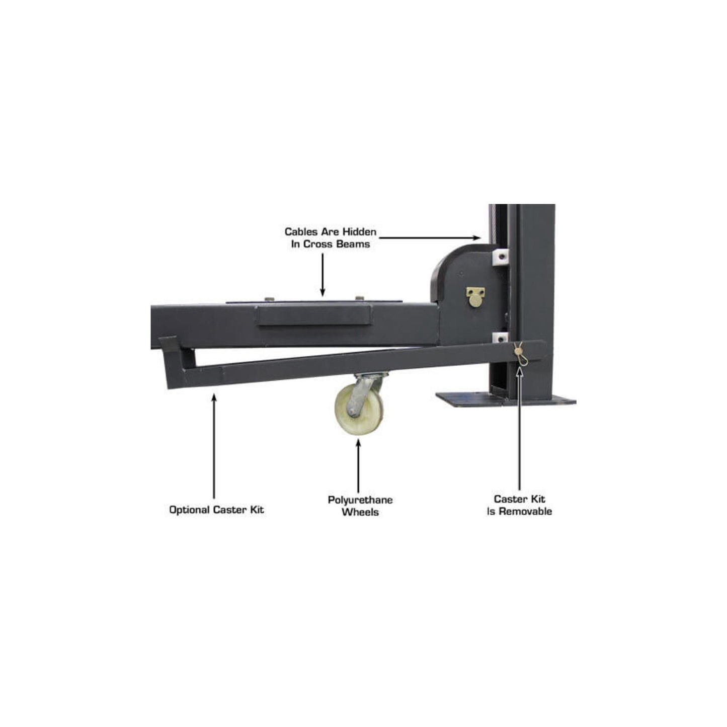 Atlas 408SL 8,000 lb Deluxe Portable Four-Post Car Lift