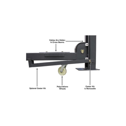 Atlas 408SL 8,000 lb Deluxe Portable Four-Post Car Lift