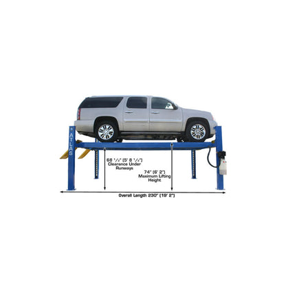 Atlas ATTD-412 12,000 lb Commercial Four-Post Vehicle Lift