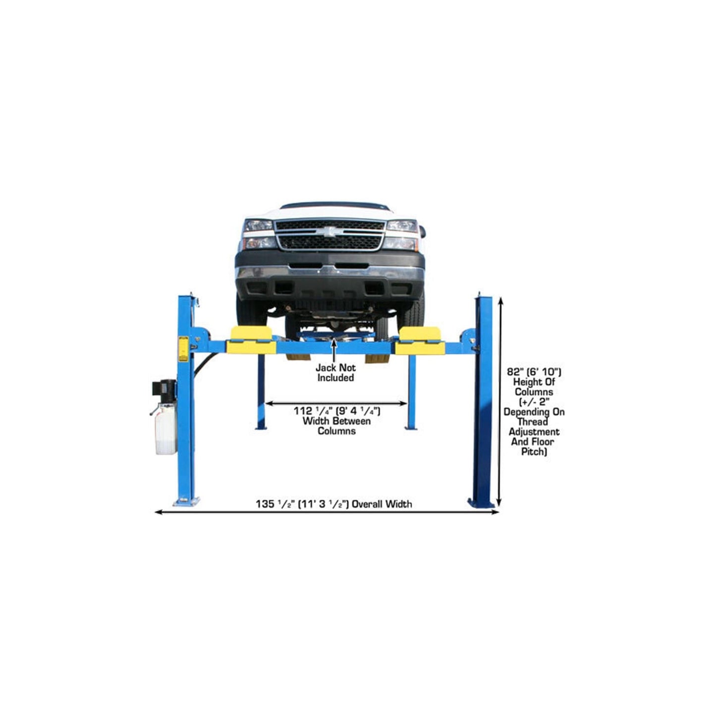 Atlas ATTD-412 12,000 lb Commercial Four-Post Vehicle Lift