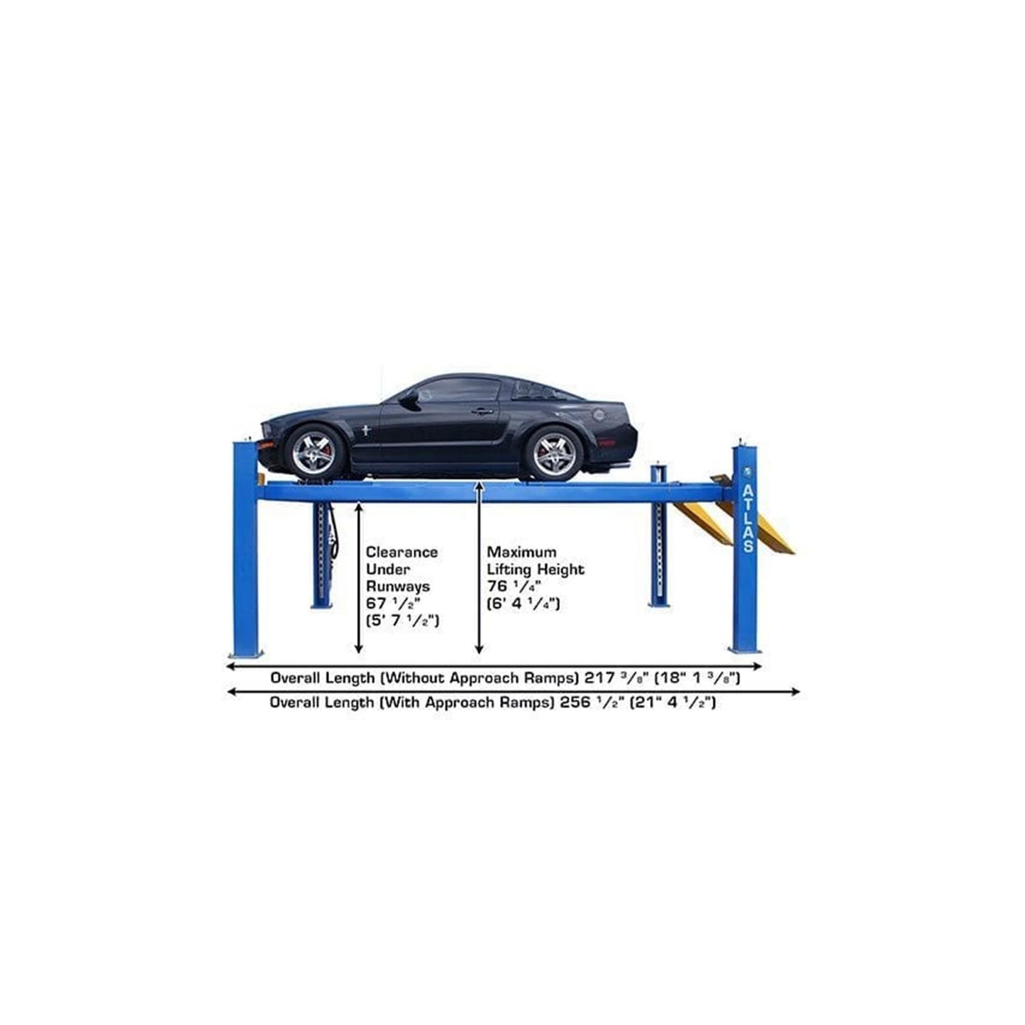 Atlas ATTD-414AT 14,000 lb Commercial Four-Post Alignment Lift