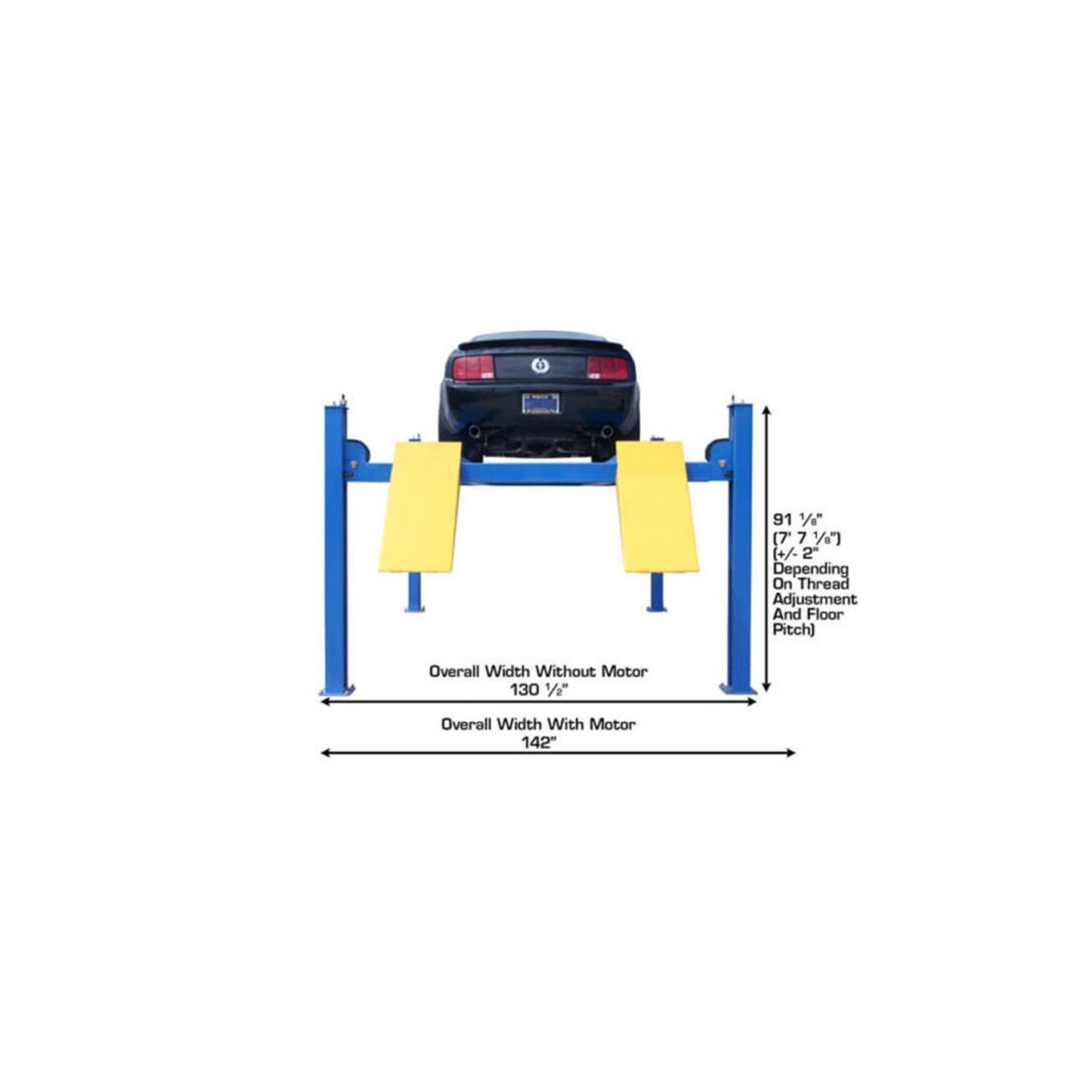 Atlas ATTD-414AT 14,000 lb Commercial Four-Post Alignment Lift