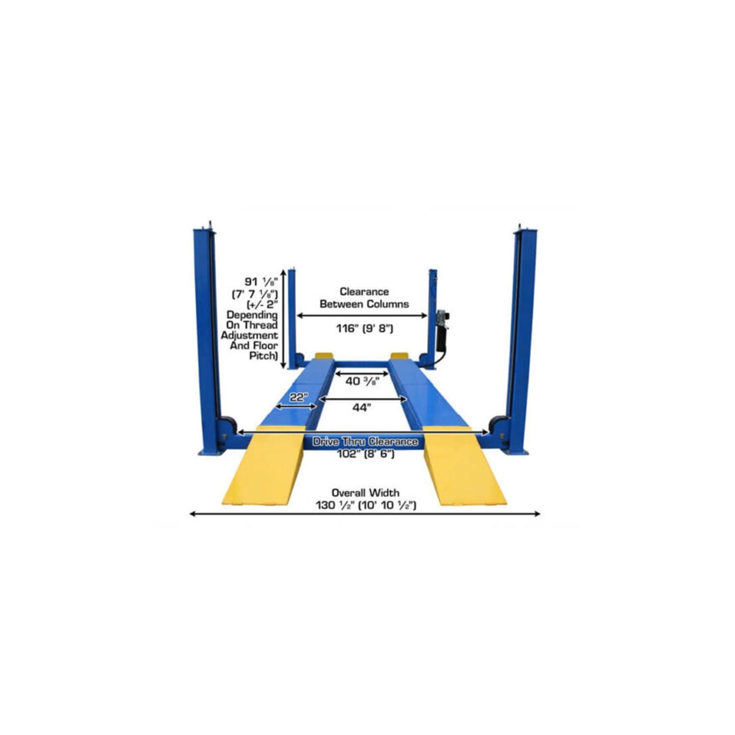 Atlas ATTD-414AT 14,000 lb Commercial Four-Post Alignment Lift
