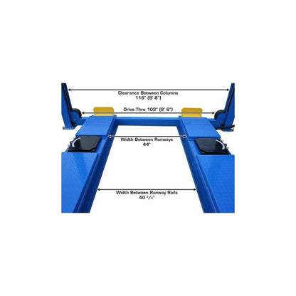 Atlas ATTD-414AT 14,000 lb Commercial Four-Post Alignment Lift