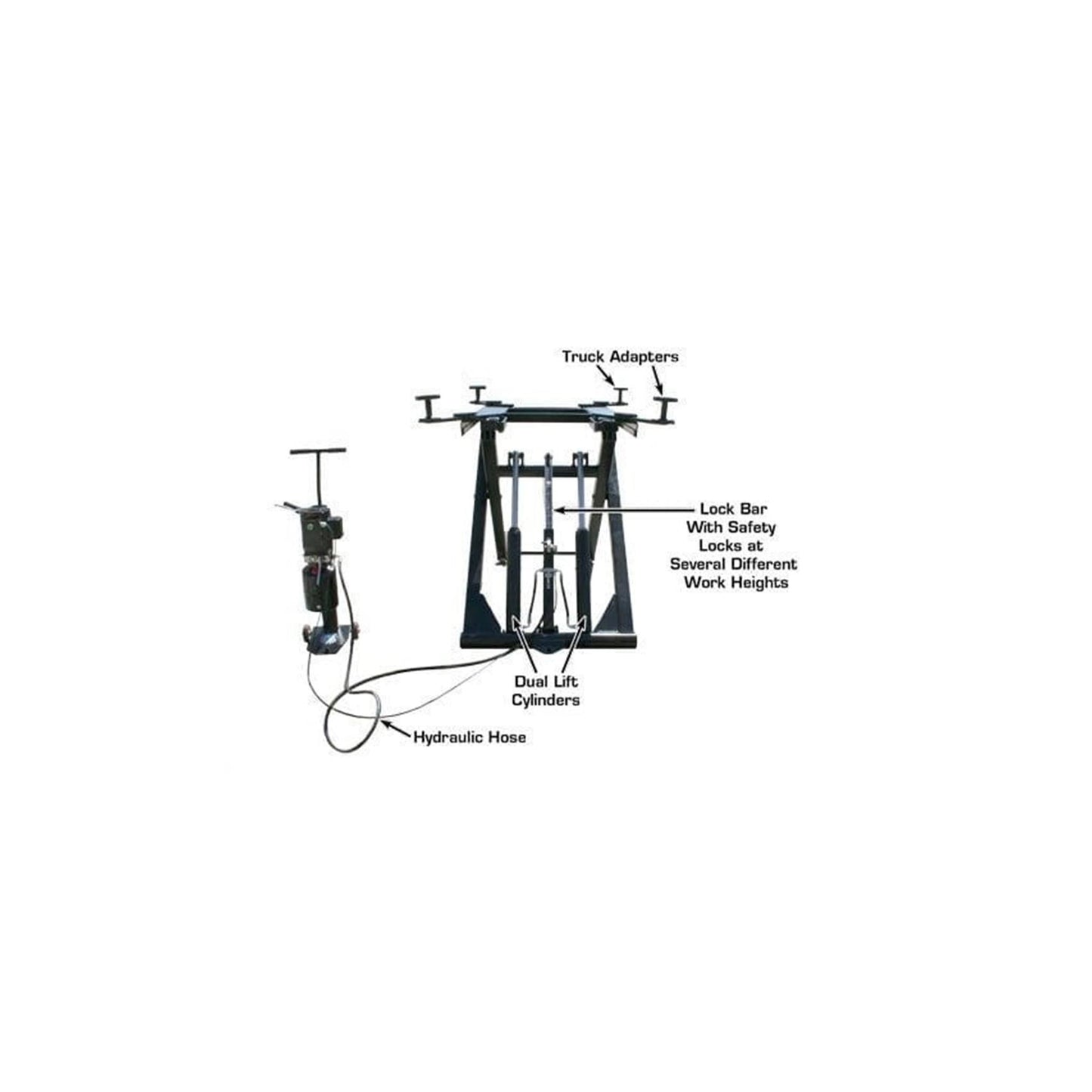 Atlas TD6MR 6,000 lb Portable Mid-Rise Scissor Lift