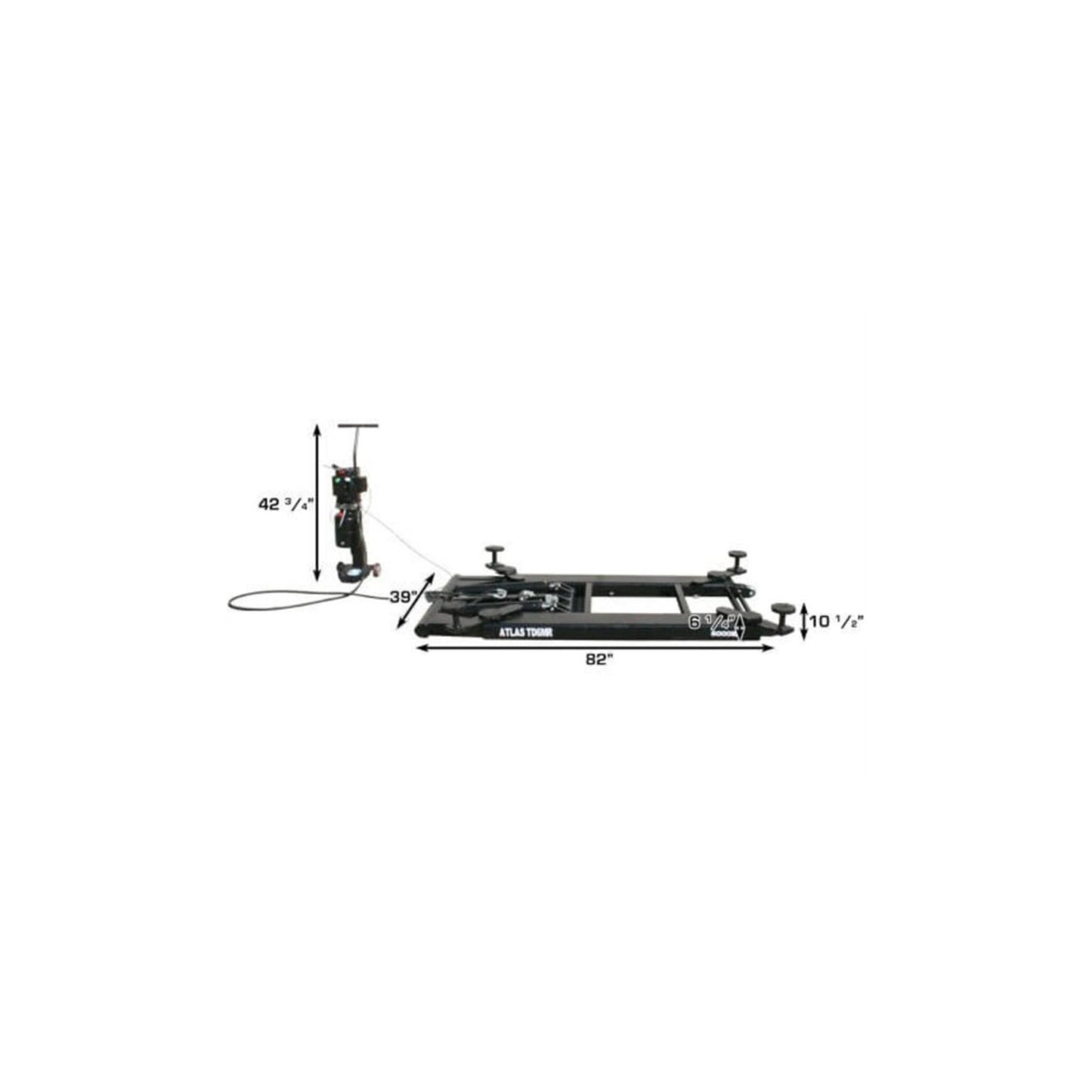 Atlas TD6MR 6,000 lb Portable Mid-Rise Scissor Lift