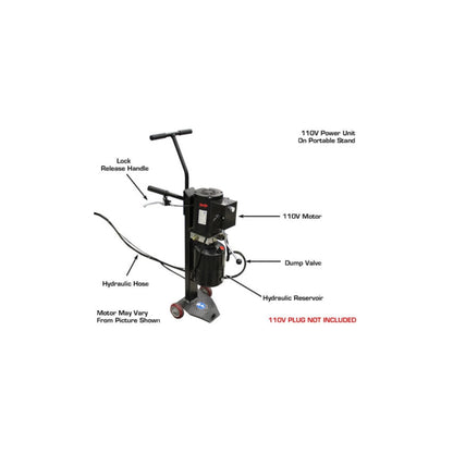 Atlas TD6MR 6,000 lb Portable Mid-Rise Scissor Lift
