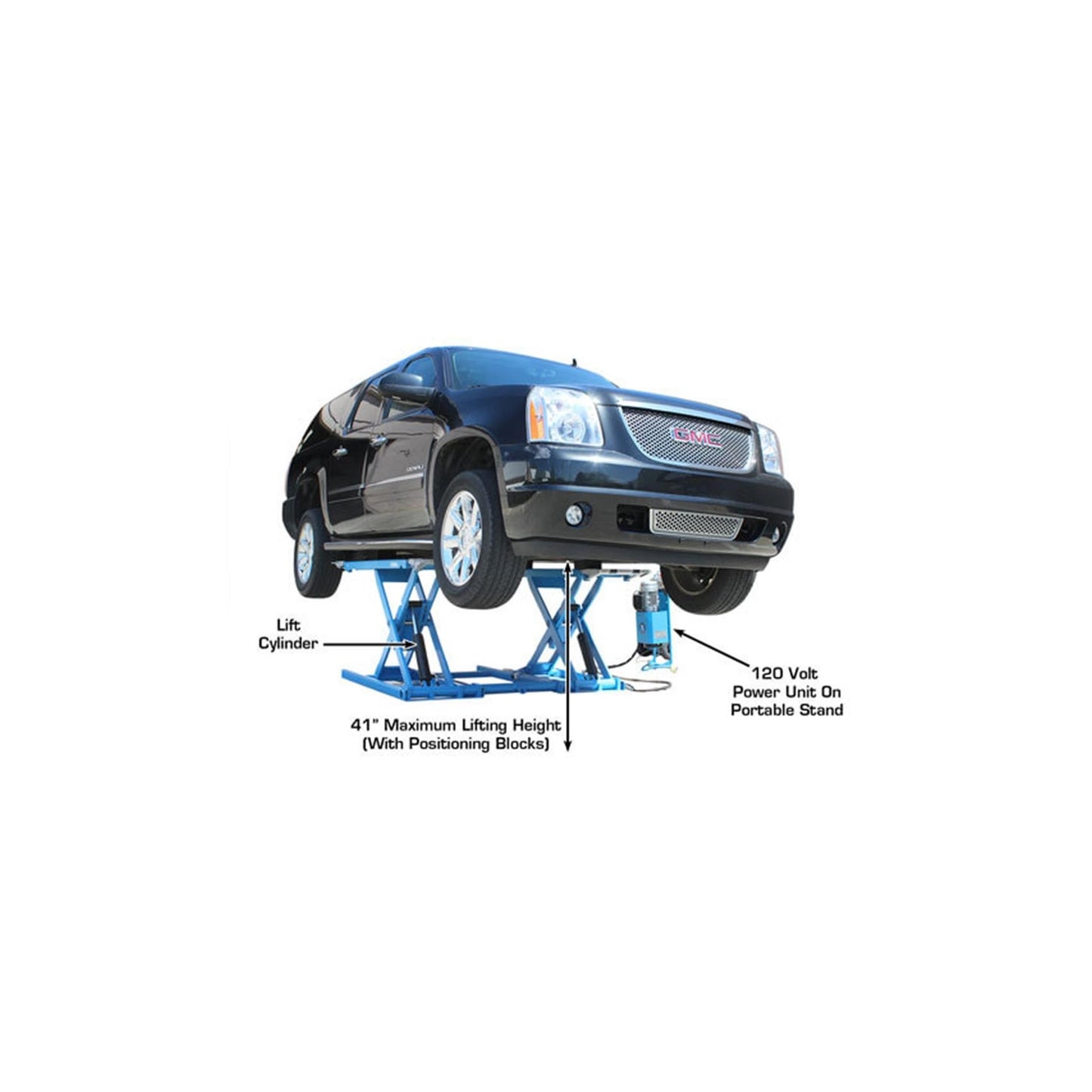 Atlas 7K-Kwik-Bay 7,000 lb Portable Mid-Rise Scissor Lift