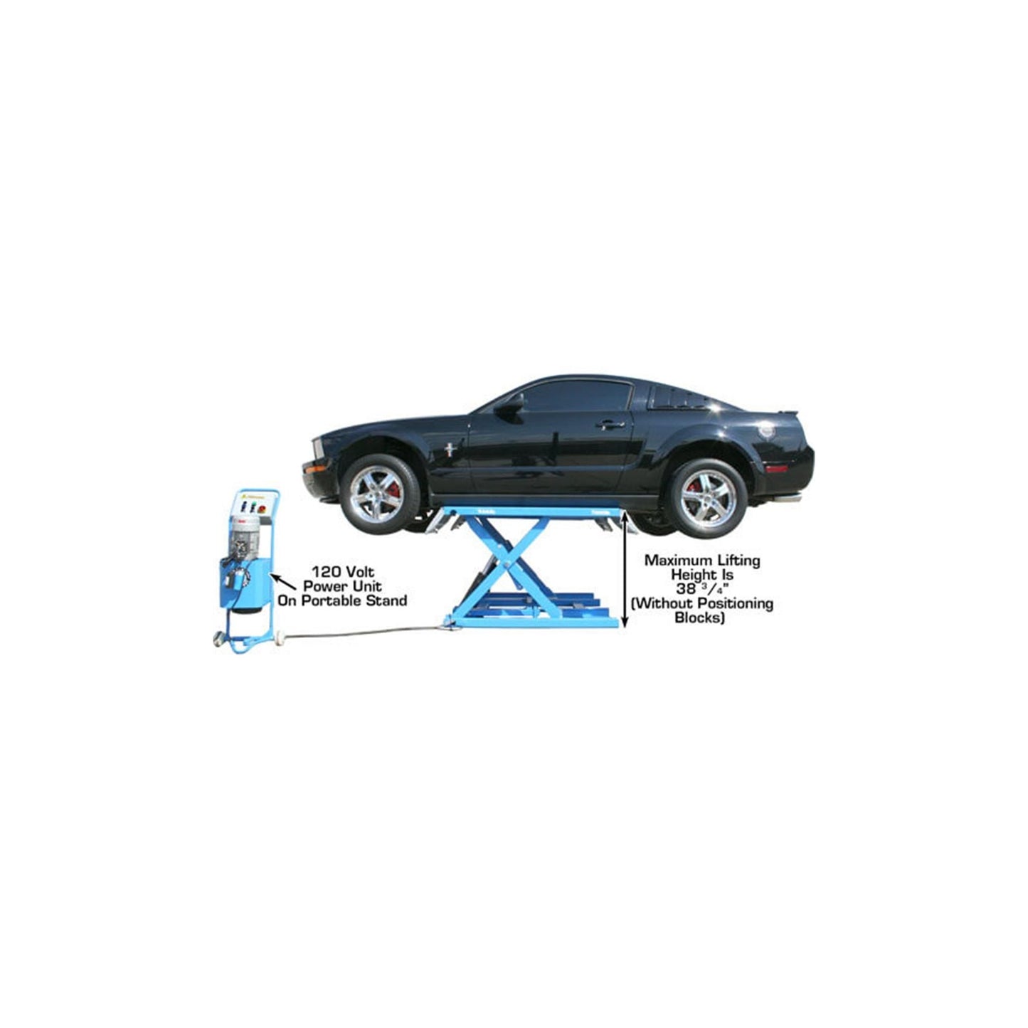 Atlas 7K-Kwik-Bay 7,000 lb Portable Mid-Rise Scissor Lift