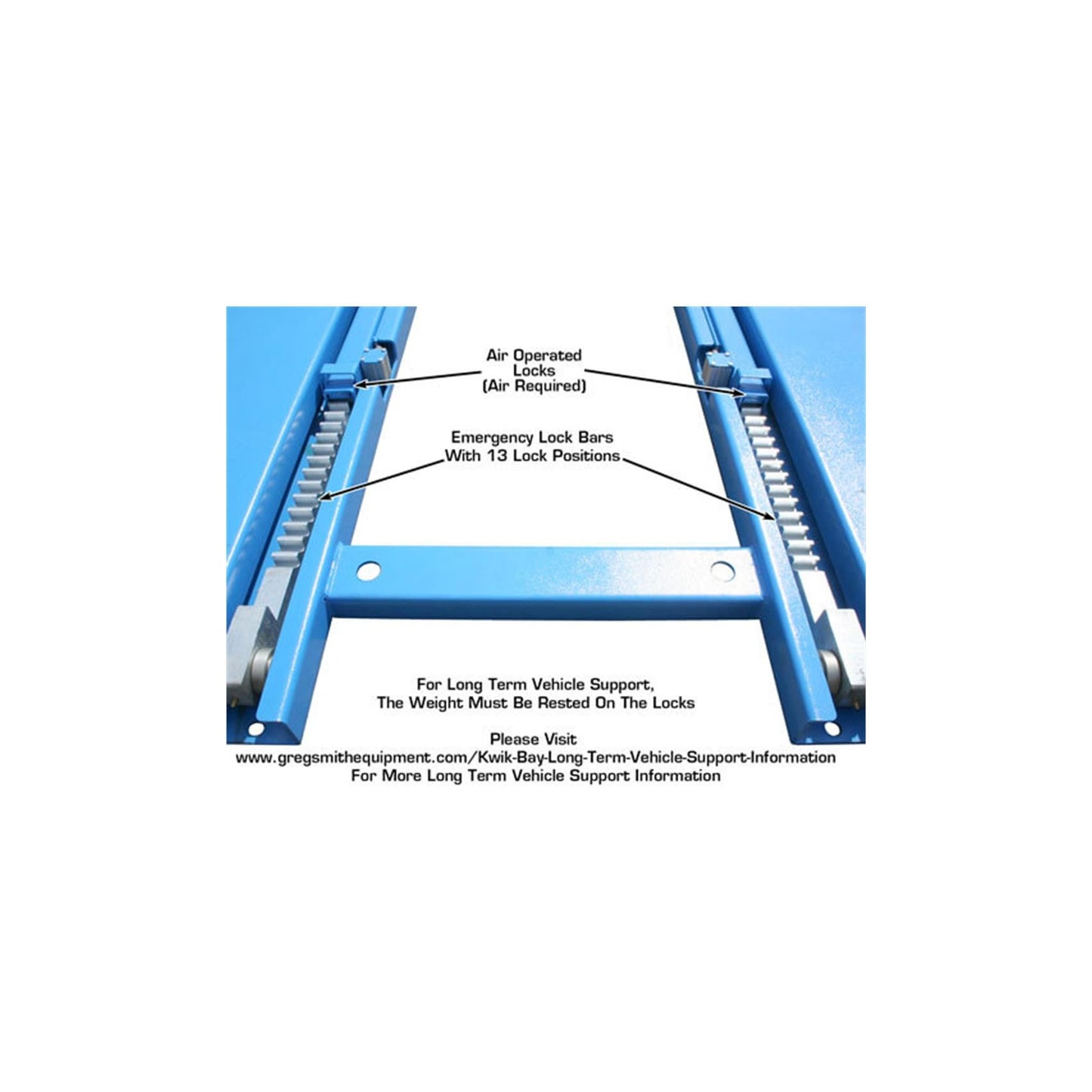 Atlas 7K-Kwik-Bay 7,000 lb Portable Mid-Rise Scissor Lift