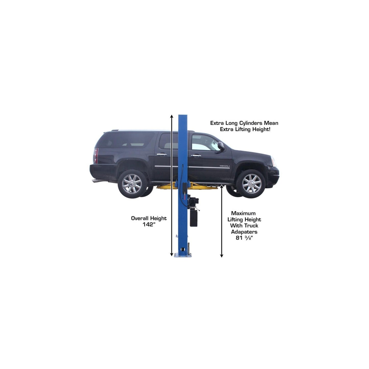 Atlas ATTD-9OHSC-SS 9,000 lb Overhead Two-Post Car Lift