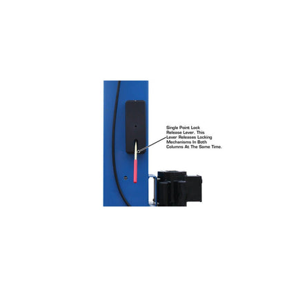 Atlas ATTD-9OHSC-SS 9,000 lb Overhead Two-Post Car Lift