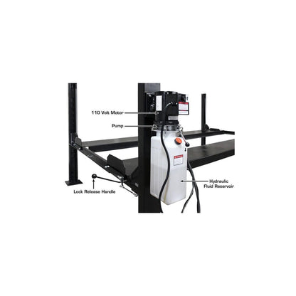 Atlas Apex 8 8,000 lb ALI Certified Portable Four-Post Car Lift