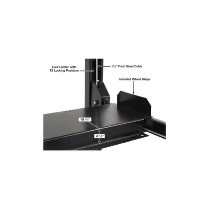 Atlas Apex 8 8,000 lb ALI Certified Portable Four-Post Car Lift