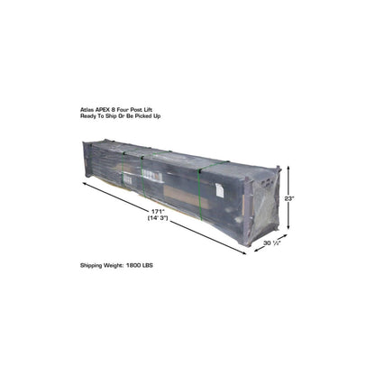 Atlas Apex 8 8,000 lb ALI Certified Portable Four-Post Car Lift
